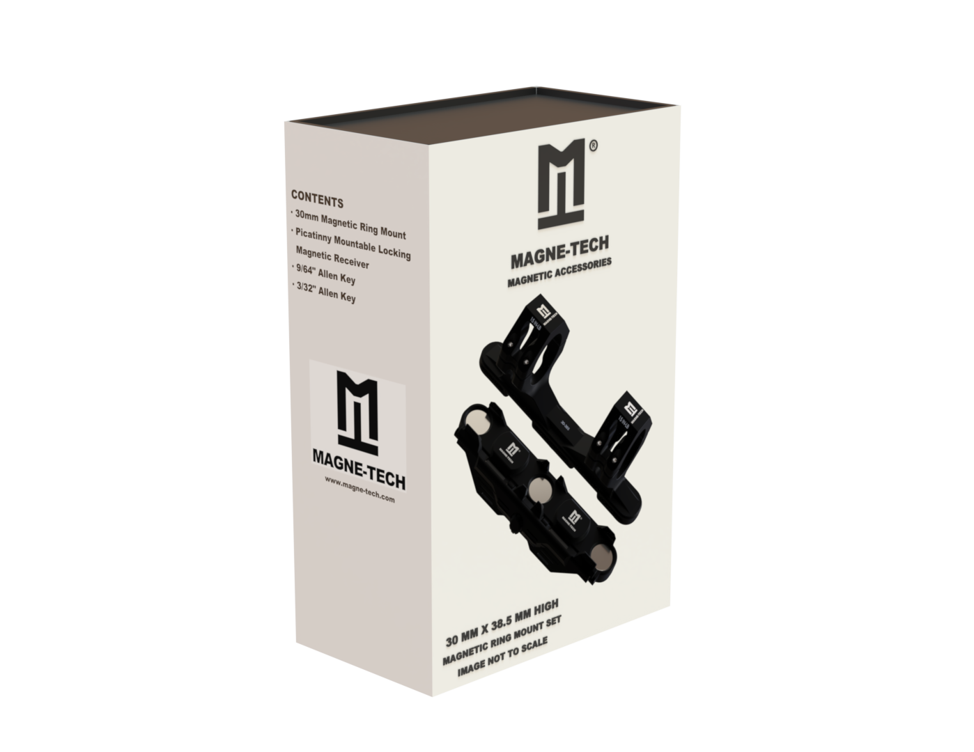 30mm x 38.5mm Magnetic Ring Mount Set